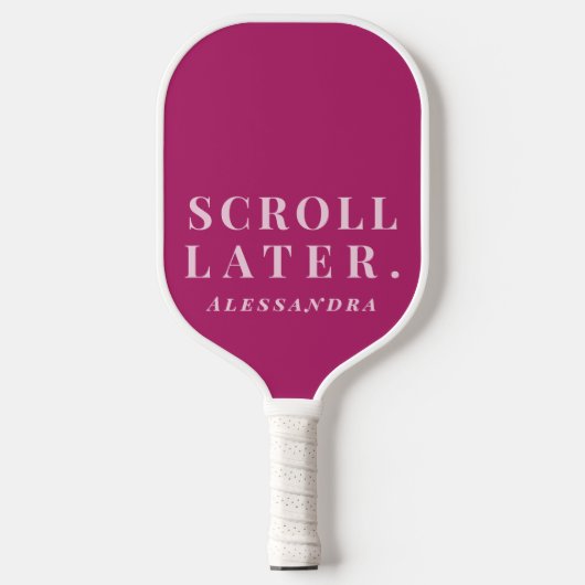 Aangepast Grappig Minimalistisch Helroze Inspirere Pickleball Paddle (Voorkant)