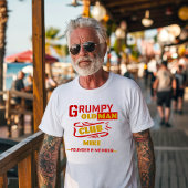 Aangepast Grappig T-shirt – Grumpy Old Man Club
