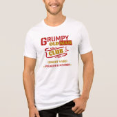 Aangepast Grappig T-shirt – Grumpy Old Man Club (Voorkant)