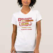 Aangepast grappig T-shirt – Grumpy Old Woman Club (Voorkant)