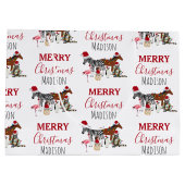 Aangepast grappige kerstdieren — kerstmandieten groot cadeauzakje (Achterkant)