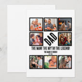 Aangepast grappige Vaderdag cadeau voor vader 8 fo Feestdagenkaart (Voorkant / Achterkant)