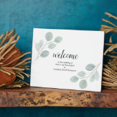 Aangepast gratis welkom Welkomstbord voor bruiloft Fotoplaat (Zijkant)