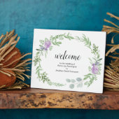 Aangepast gratis welkomstbord voor bruiloft fotoplaat (Zijkant)