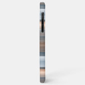 Aangepast grijs blauw bruin Waterverf strepenpatro Case-Mate iPhone Case (Achterkant/links)