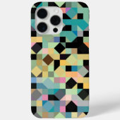 Aangepast grijs Blauwgroen blauw Aqua Green Black Case-Mate iPhone Case (Achterkant)