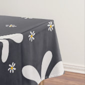 Aangepast grijs en witte dagen Floral Tablecloth Tafelkleed (Voorbeeld)