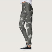 Aangepast grijs en zwart Camo Leggings (Links)