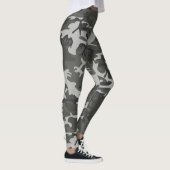 Aangepast grijs en zwart Camo Leggings (Rechts)