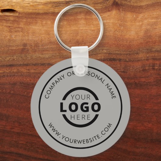 Aangepast grijs promotiemateriaal voor bedrijven m sleutelhanger (Voorkant)