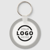 Aangepast grijs promotiemateriaal voor bedrijven m sleutelhanger (Voorkant)