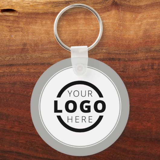 Aangepast grijs promotiemateriaal voor bedrijven m sleutelhanger (Voorkant)