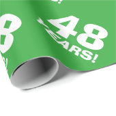 Aangepast groen 48e verpakkingspapier op jaardag cadeaupapier (Rol Hoek)