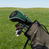 Aangepast groen bedrijf met Logo-merk Golfheadcover (Insitu)