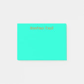 Aangepast groen/blauw post-it® notes (Voorkant)