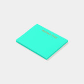 Aangepast groen/blauw post-it® notes (Schuin)
