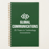 Aangepast groen computersoftwarebedrijf 2027 planner (Voorkant)