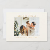 Aangepast groen  design met kerstmis feestdagenkaart (Voorkant)