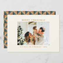 Aangepast groen  design met kerstmis