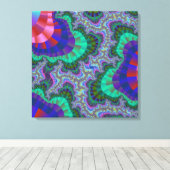 Aangepast groen gear canvas afdruk (Insitu (Houten vloer))