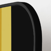 Aangepast groen geel rood zwart retro model patroo pickleball paddle (Links Detail)