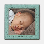 Aangepast  groen Lijst voor hout Magneet (Voorkant)