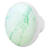 Aangepast groen marmer keramische knop (Rechts)