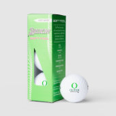Aangepast groen 'O'-monogram Golfballen (Verpakking)