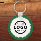 Aangepast groen promotiemateriaal voor bedrijven m sleutelhanger (Voorkant)