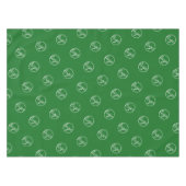 Aangepast groen Show Logo Business Tafelkleed (Voorkant (Horizontaal))