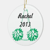 Aangepast groen-voorrangsversieel keramisch ornament (Links)