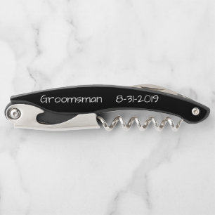 Aangepast Groomsontwerp Kurkentrekker