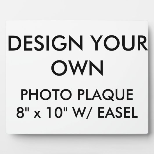 Aangepast, groot, 10 x 8-inch fotoplaque fotoplaat (Voorkant)
