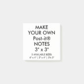 Aangepast, groot, 3-inch vierkant Post-it® notes (Voorkant)