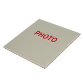 Aangepast groot aantal keramische foto's - tegel 6 tegeltje (Zijkant)