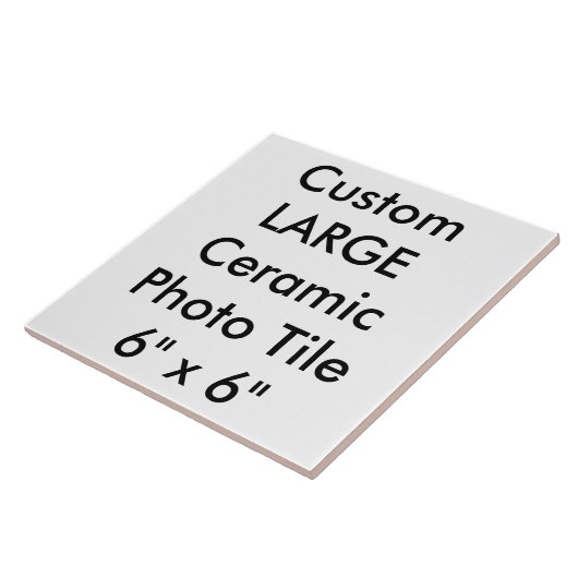 Aangepast groot aantal keramische foto's - tegel 6 tegeltje (Zijkant)
