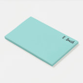 Aangepast groot blauw post-it® notes (Schuin)
