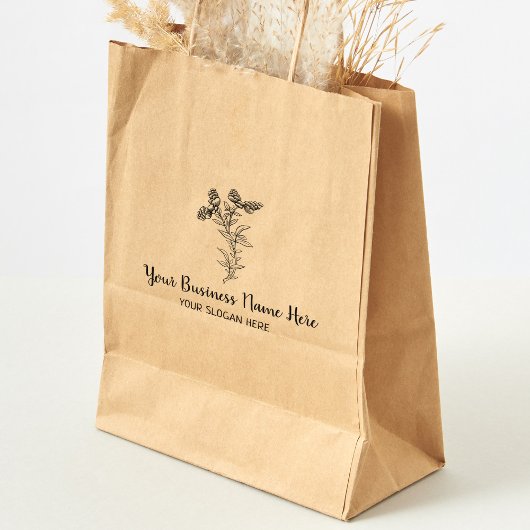 Aangepast groot botanisch rubberstempel