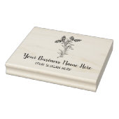 Aangepast groot botanisch rubberstempel (Stempel)