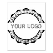 Aangepast Groot Logo Rubberstempel (Afrduk)