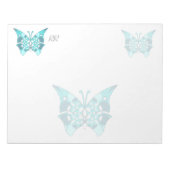 Aangepast groot Notitieblok met patroonachtergrond (Voorkant)