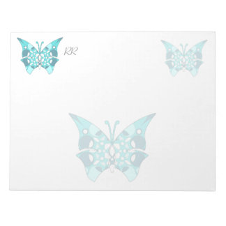 Aangepast groot Notitieblok met patroonachtergrond