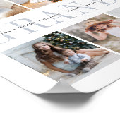 Aangepast grootma 7 Foto's Kleurenkollage afdrukke Poster (Hoek)