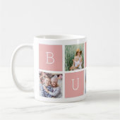 Aangepast grootmoeder 5 Foto collage Koffiemok (Links)