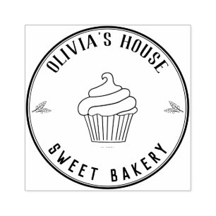 Aangepast grote persoonlijke Logo Rubberstempel