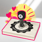 Aangepast grote persoonlijke Logo Rubberstempel