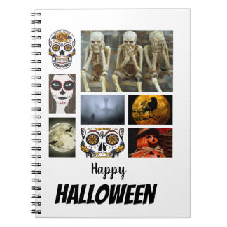 Aangepast Halloween 8 fotocollage Notitieboek
