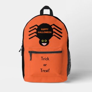 Aangepast Halloween Black Spider Bedrukte Rugzak
