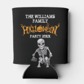 Aangepast halloween-skelet voor jaarlijkse feestda blikjeskoeler (Achterkant)