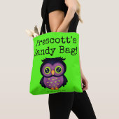Aangepast Halloween Trick of Treing Bag Owl Tas (Dichtbij)